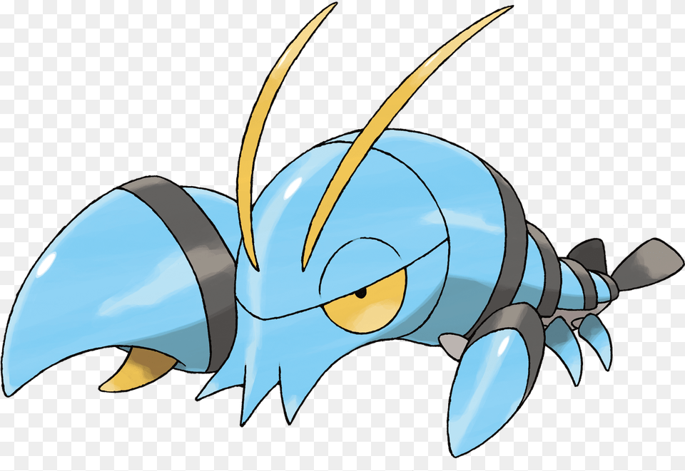Clauncher Is A Brand New Water Type Pokmon That Appears Blue Crab Pokemon, Animal, Invertebrate, Insect, Bee Free Transparent Png