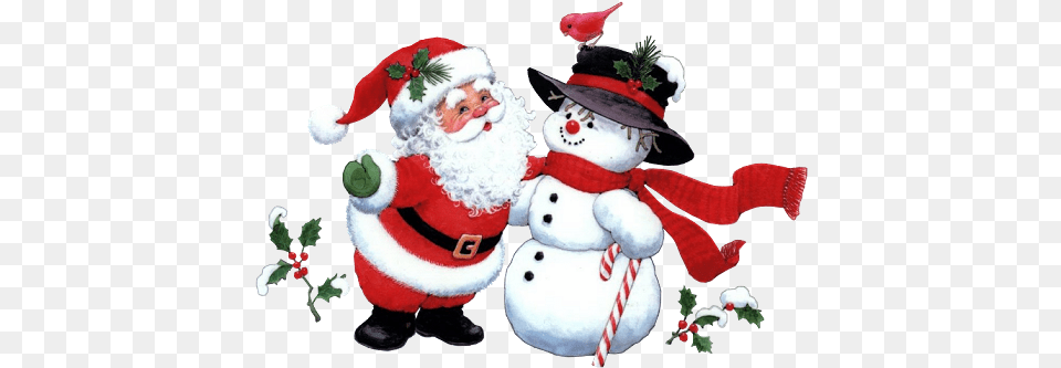 Claus Christmas Santa Hd Image Hq Snowman Christmas Clipart, Nature, Outdoors, Winter, Snow Free Png