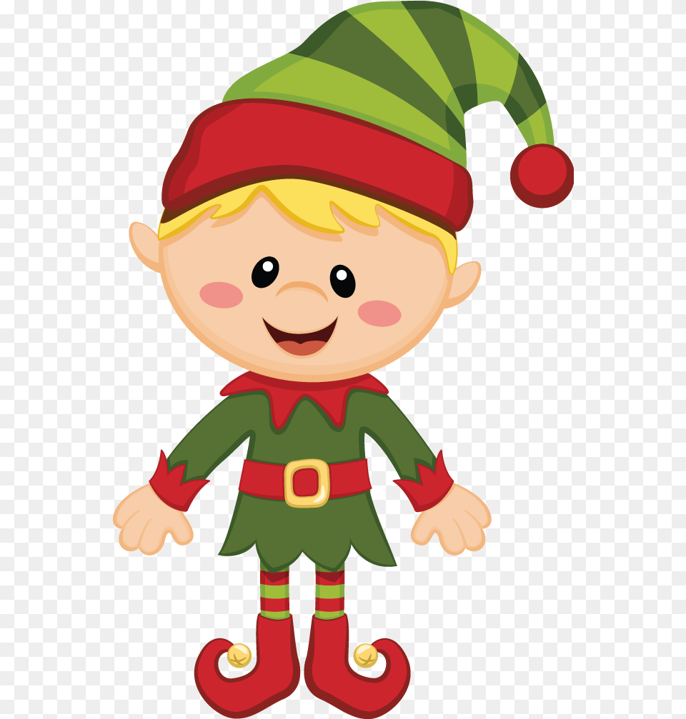 Claus Duende Elf Christmas Santa Elf Clipart, Baby, Person, Toy, Face Png Image