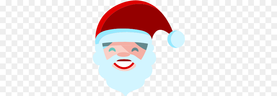 Claus Hat Merry Red Santa Smile Icon Merry Christmas, Baby, Person, Face, Head Png Image