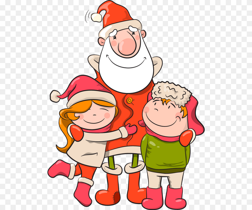 Claus Illustration Christmas Vector Mrs Santa Claus And Kid Vector, Baby, Person, Face, Head Free Transparent Png