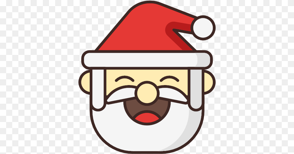 Claus Santa Hat Icon Joyful Christmas Free Transparent Png