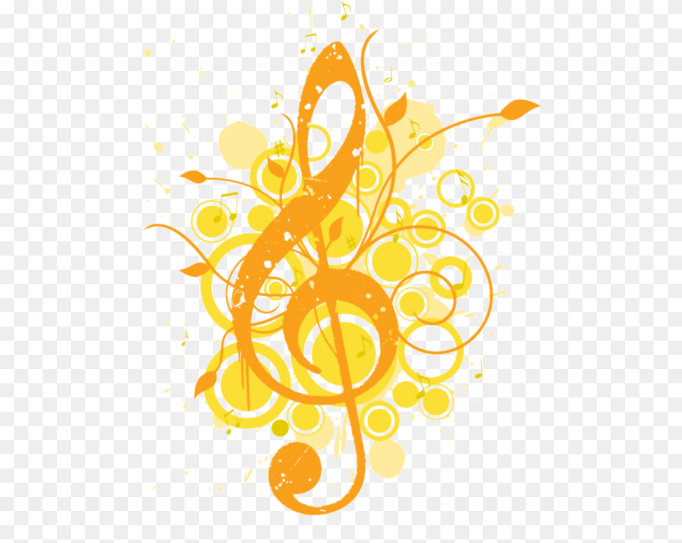Clave Sol Animado Clip Art Summer Music, Floral Design, Graphics, Pattern Free Png