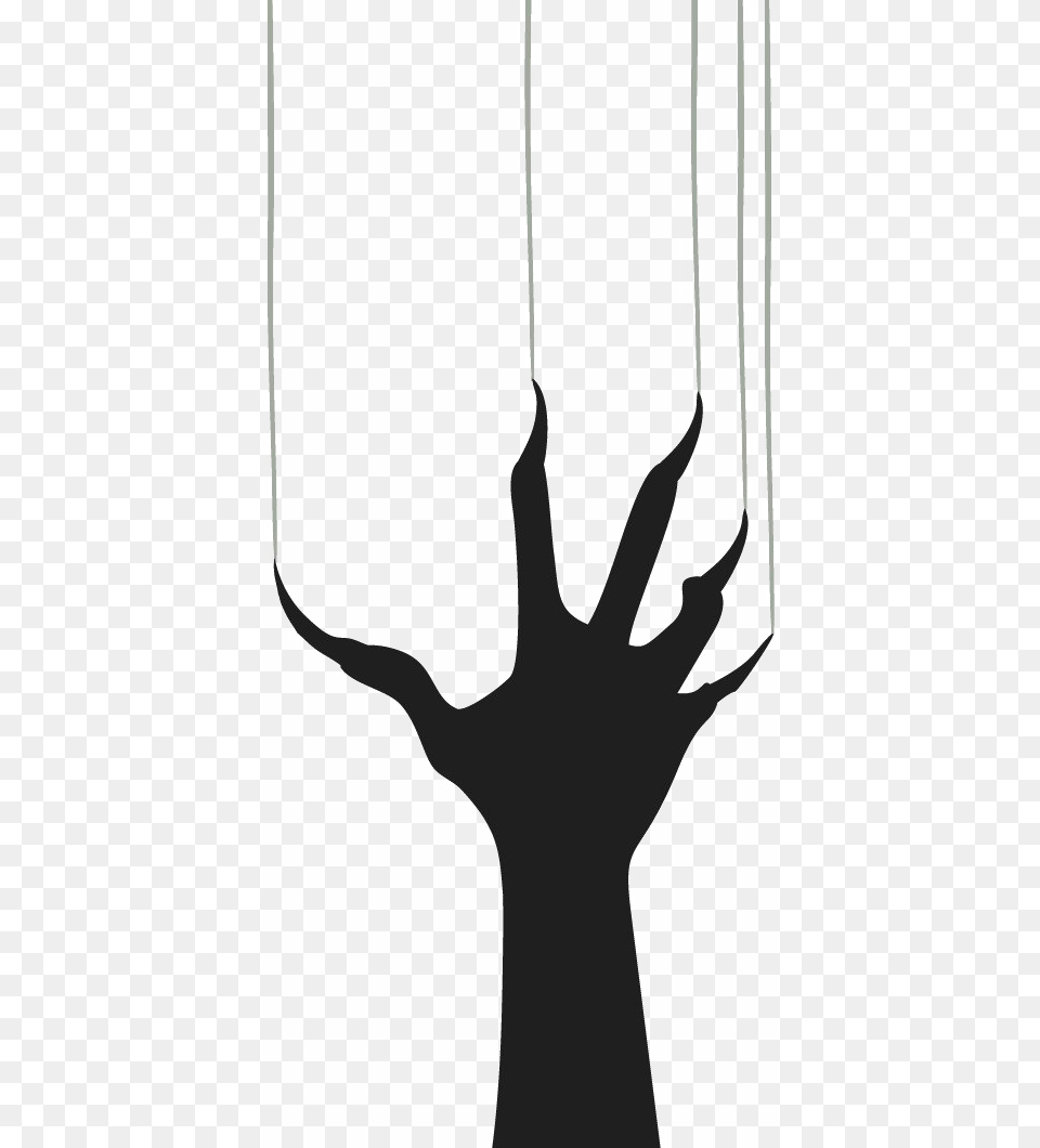 Claw Free, Cutlery, Fork, Silhouette, Adult Png Image