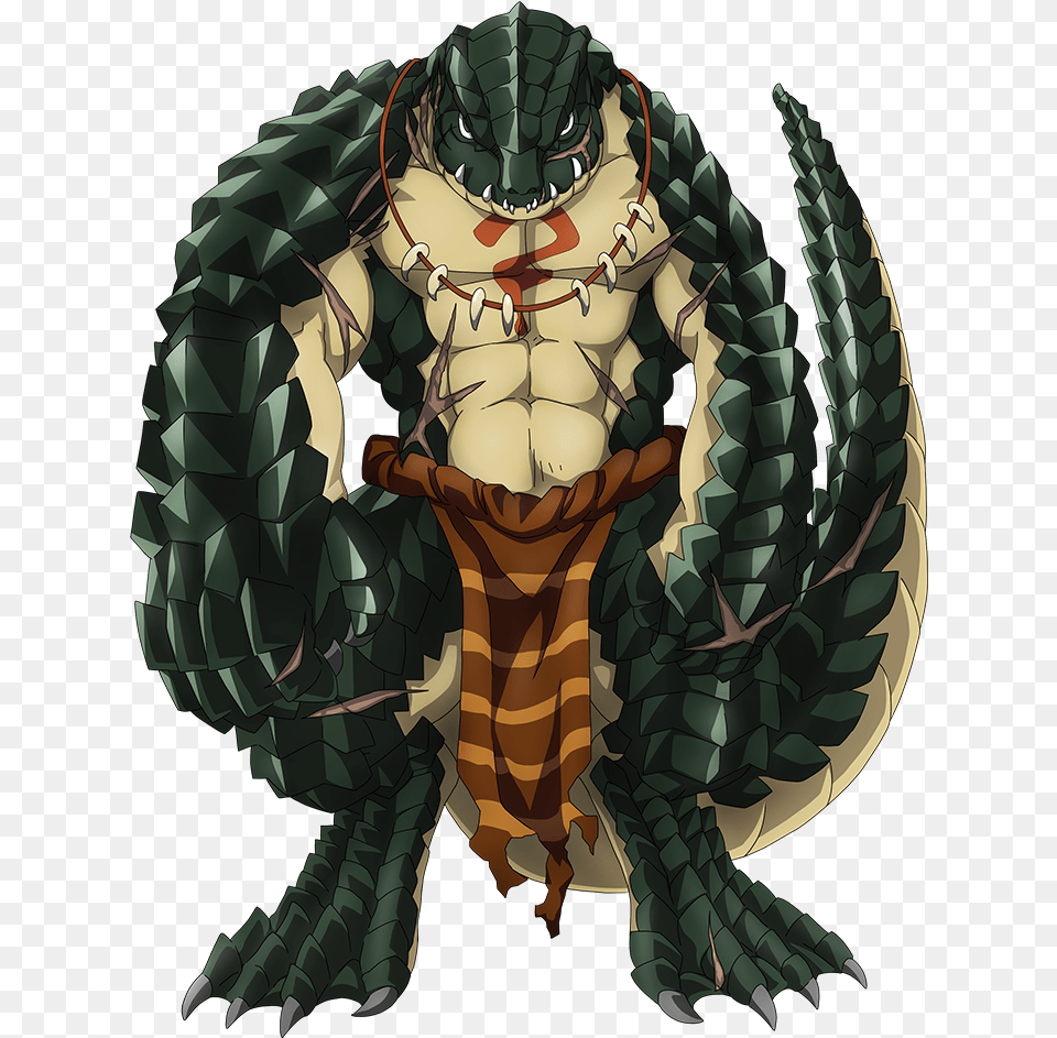 Claw Rip Lizardman Anime, Adult, Female, Person, Woman Png Image
