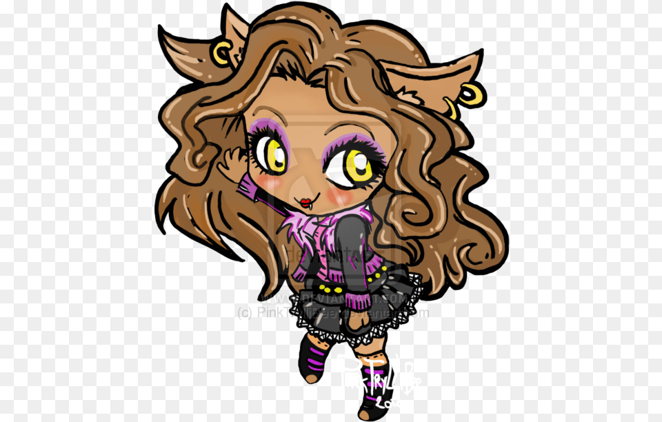 Clawdeen Fan Arts Monster High Clawdeen Wolf, Book, Comics, Publication, Person Free Png Download