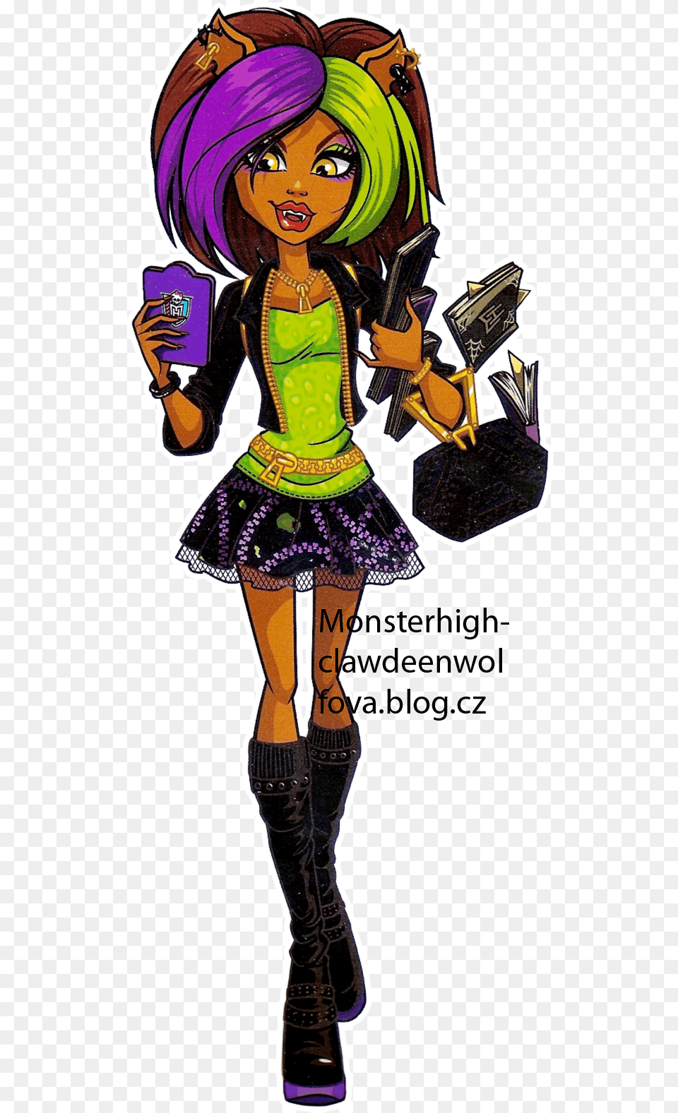Clawdeen Wolf Clawdeen Wolf New Scaremester, Book, Publication, Comics, Adult Png
