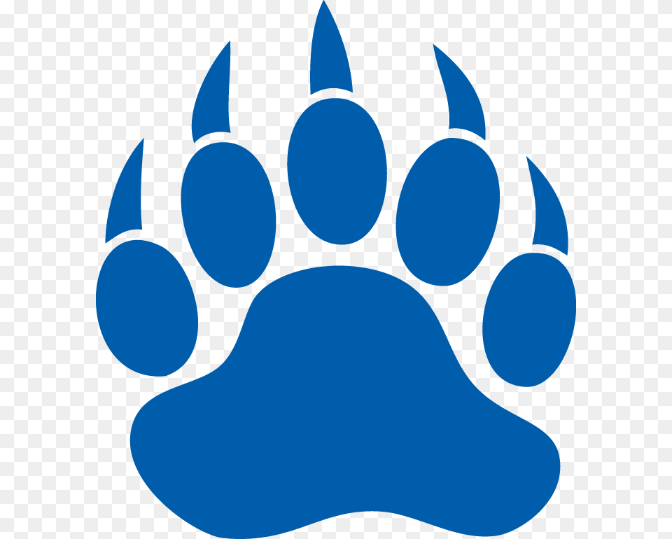 Claws Clipart Blue Bear Paw Print, Architecture, Building, Dome, People Png Image