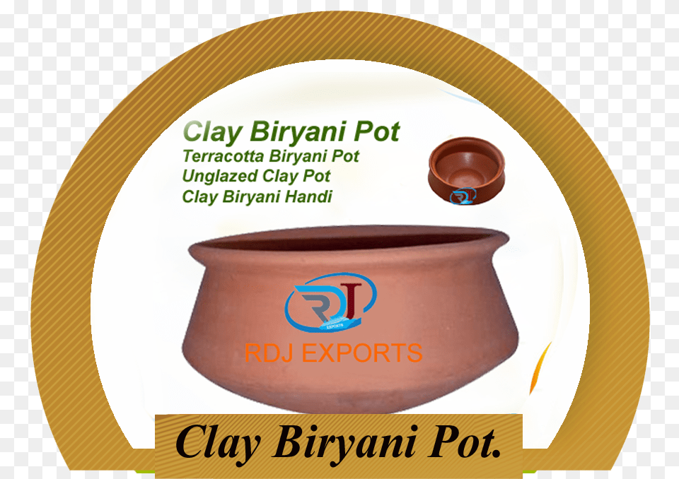 Clay Biryani Pot Circle, Cookware, Pottery Free Png