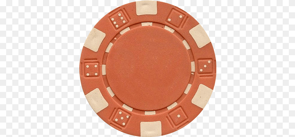 Clay Composite Dice Poker Chips 50 Jeton Poker Orange, Urban, Gambling, Game Png Image