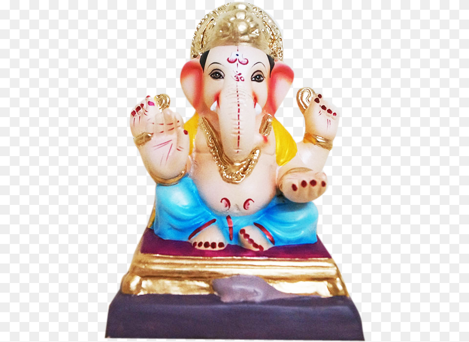 Clay Ganesha, Figurine, Baby, Person, Art Free Transparent Png