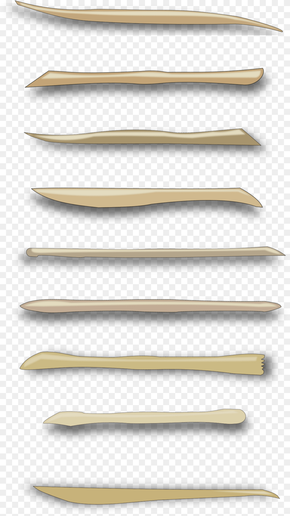Clay Modelling Tools Clip Arts Modelling Clay Tools, Cutlery, Weapon, Sword, Brush Free Png Download