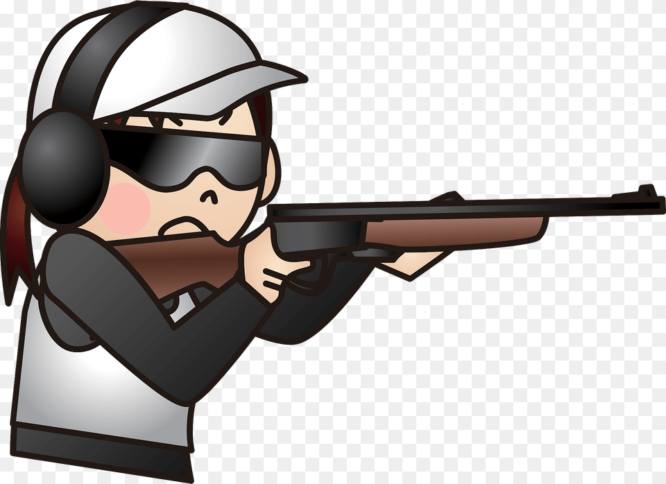 Clay Pigeon Shooting Clipart, Firearm, Gun, Rifle, Weapon Free Transparent Png