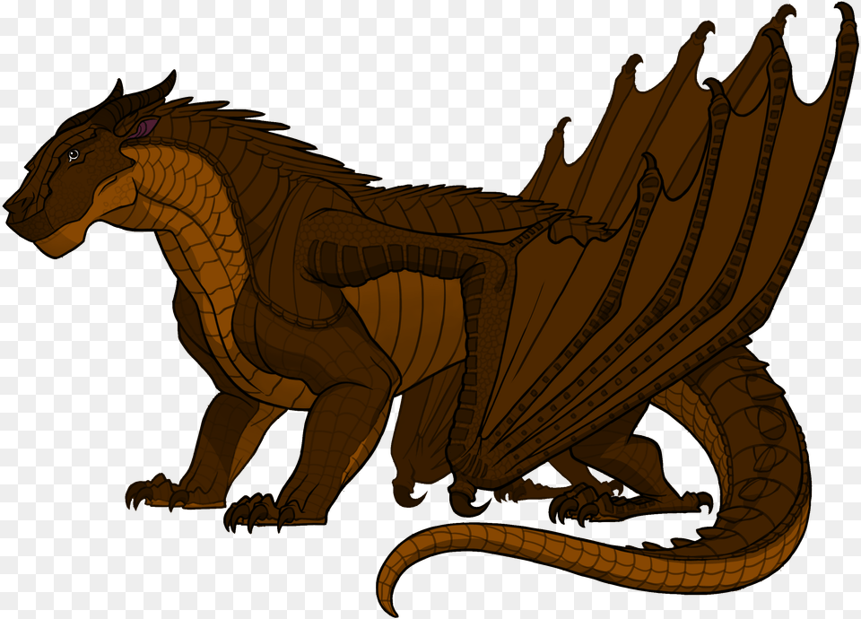 Clay Ref By Sassy The Beagle Wings Of Fire Httyd Clay Mudwing Wings Of Fire, Dragon, Animal, Dinosaur, Reptile Free Transparent Png