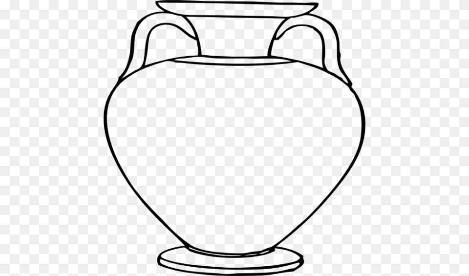 Clay Water Pot Clipart Clip Art Images, Gray Png Image