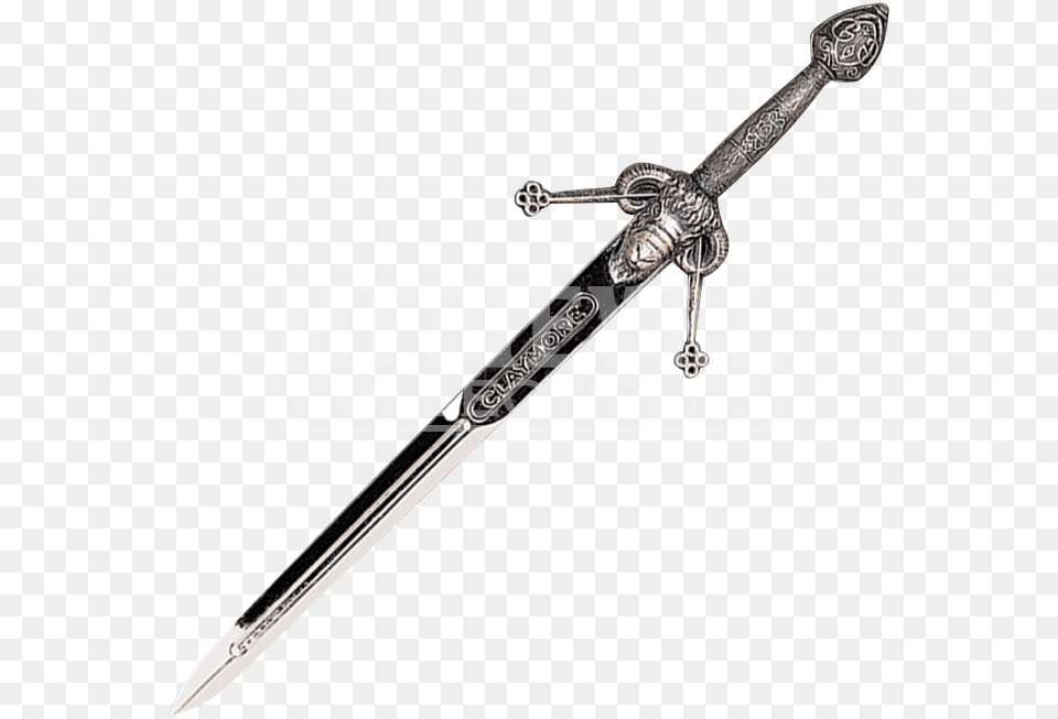 Claymore Pewter Sword, Weapon, Blade, Dagger, Knife Free Png