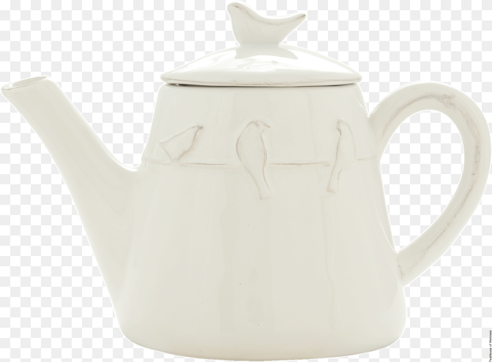 Clayreampeef Tea Pot Bird Teapot, Cookware, Pottery, Art, Porcelain Png Image