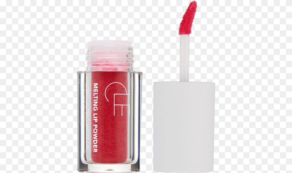 Cle Melting Lip Powder Cherry Lip Gloss, Cosmetics, Lipstick, Bottle, Shaker Free Transparent Png