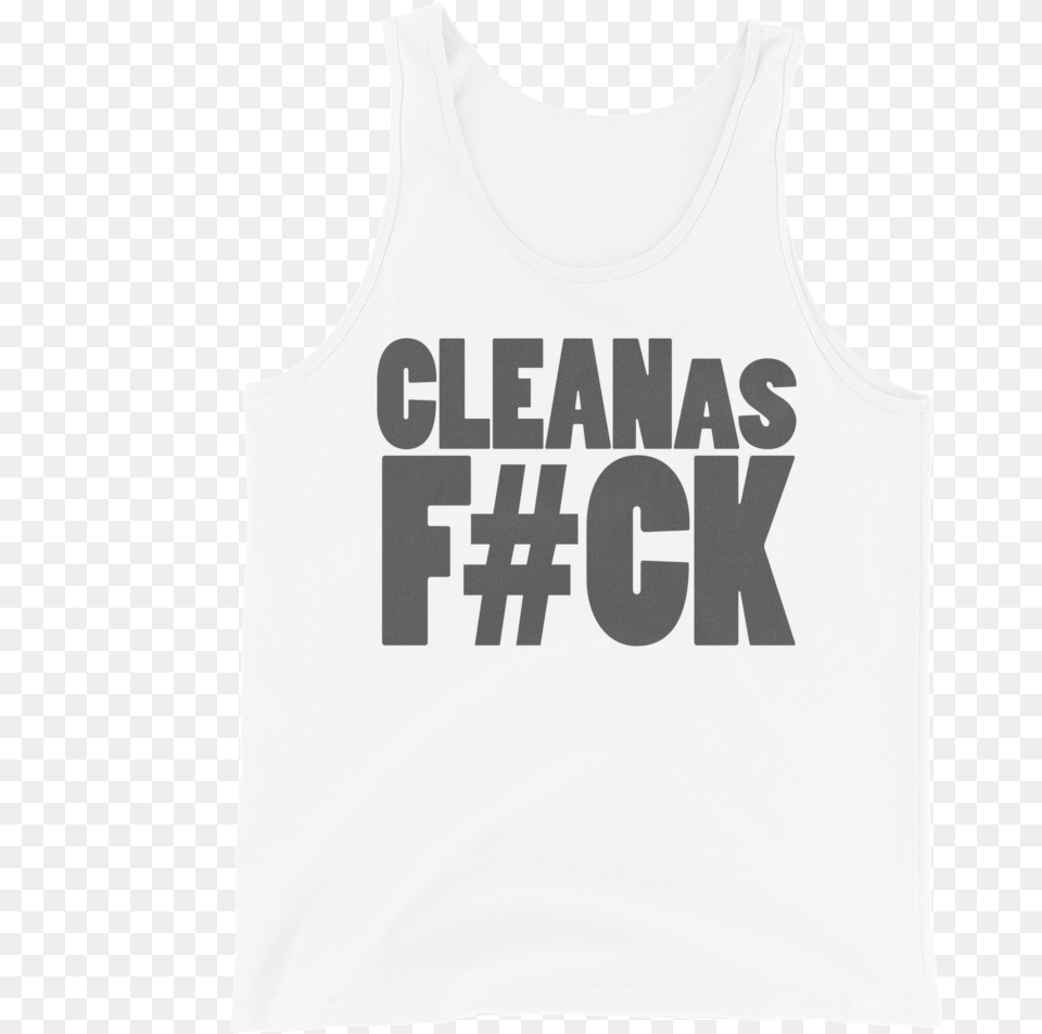 Clean Af Blackshirt Mockup Front Flat Black Lucky Scooter, Clothing, Tank Top, Shirt Free Transparent Png
