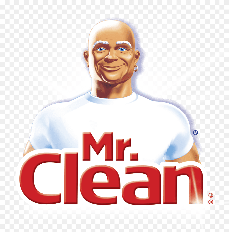Clean Amp New York Advertising Walk Of Fame Original Mr Clean, Clothing, T-shirt, Adult, Portrait Free Png Download