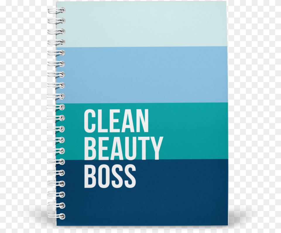 Clean Beauty Boss Spiral Bound Notebook Boss Lady, Diary, Page, Text Png