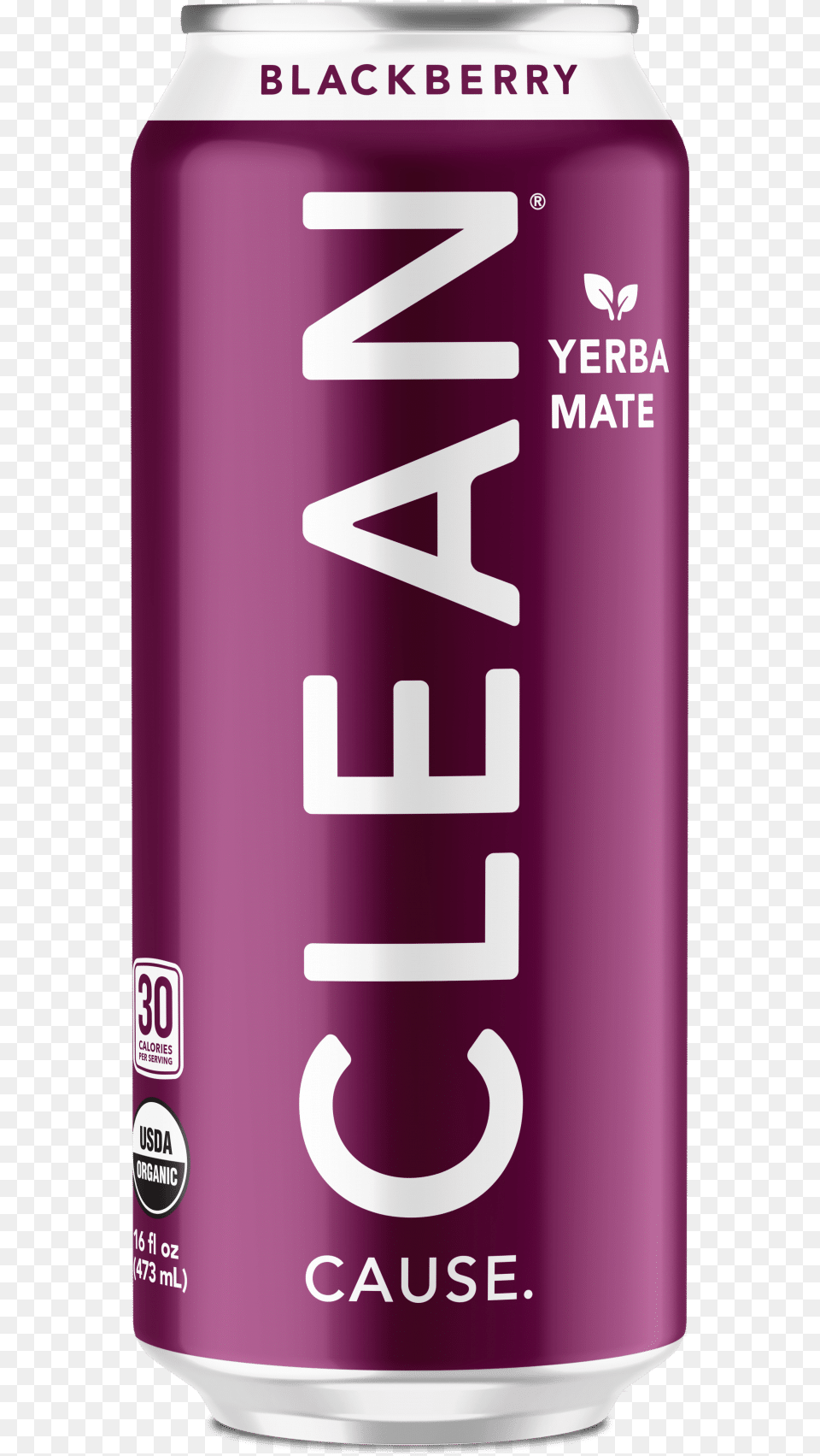 Clean Cause Yerba Mate, Can, Tin, Beverage, Soda Free Transparent Png