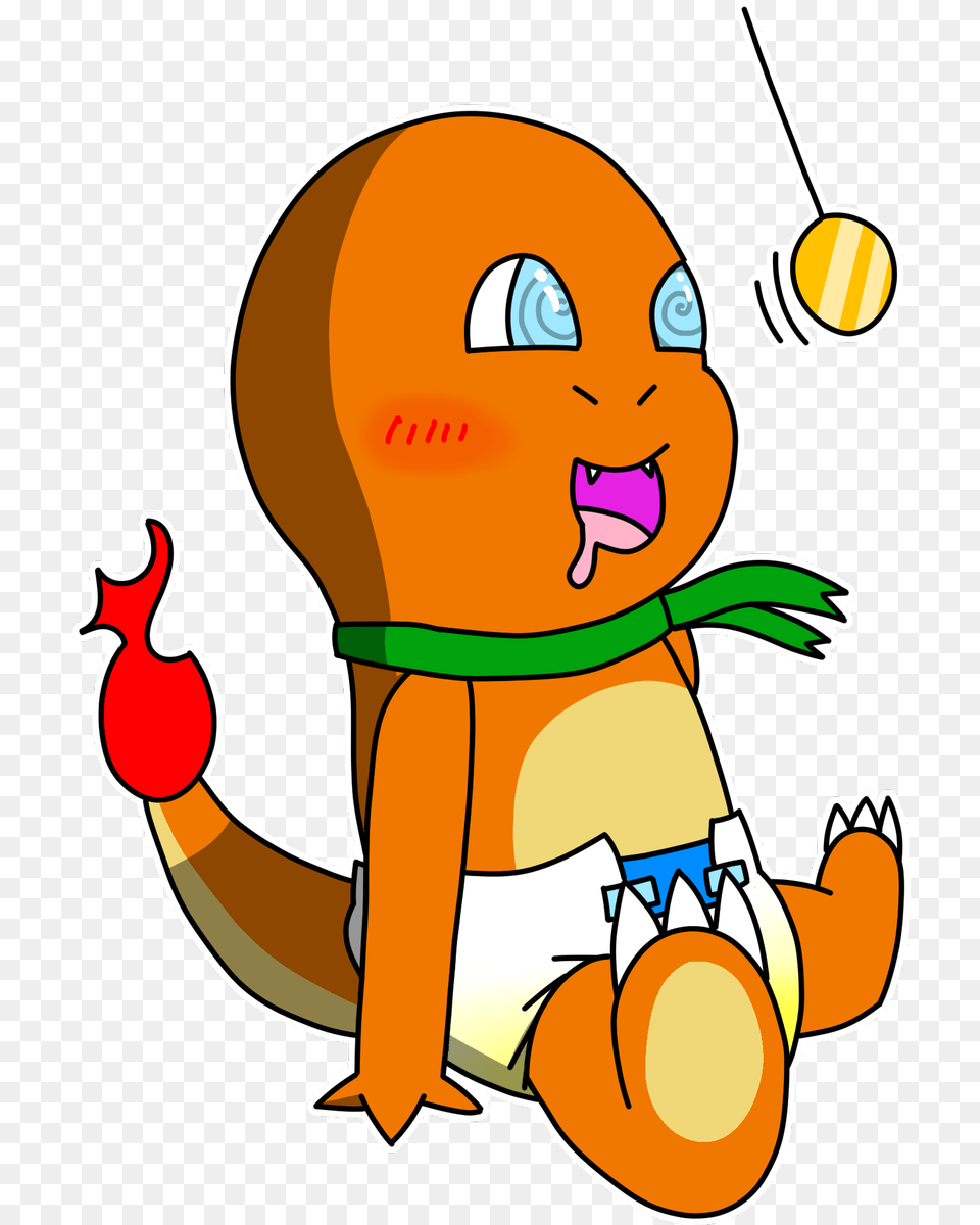 Clean Clipart Messy Person Hypnotized Charmander, Baby, Face, Head Free Transparent Png