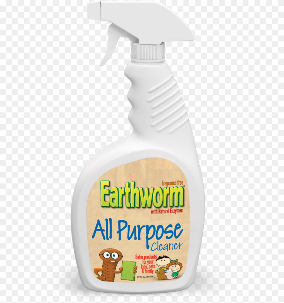 Clean Earth Brands Earthworm All Purpose Multi Surface, Can, Spray Can, Tin, Baby Free Transparent Png