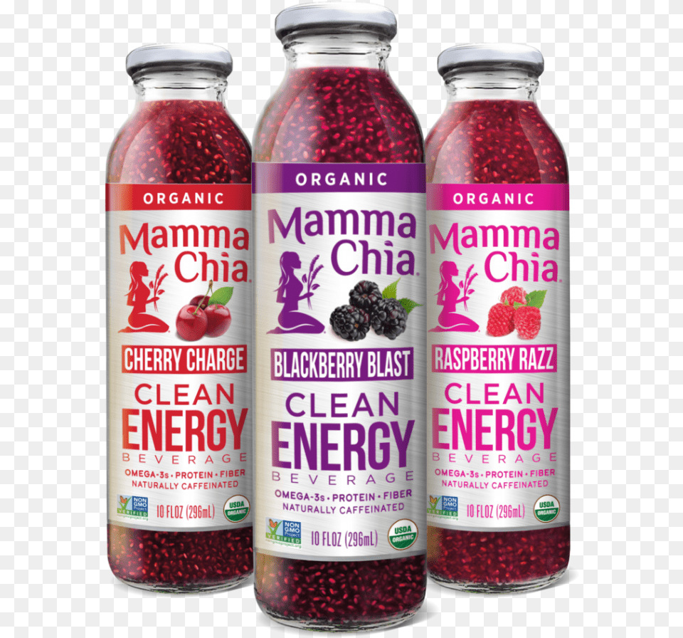 Clean Energy Beverage Mamma Chia, Herbs, Herbal, Plant, Juice Free Png Download