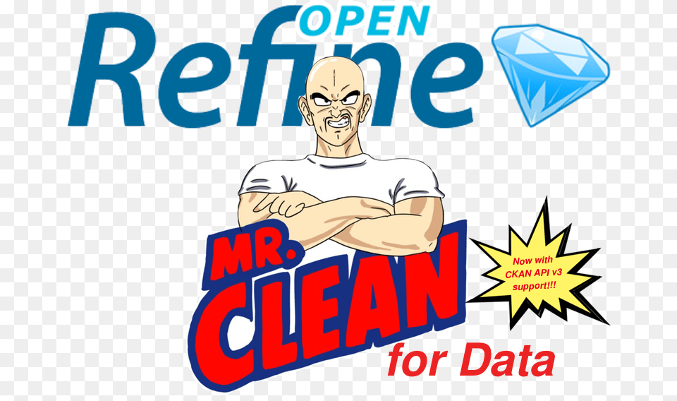 Clean For Data 344 Kb Open Refine, Book, Publication, Comics, Advertisement Free Png
