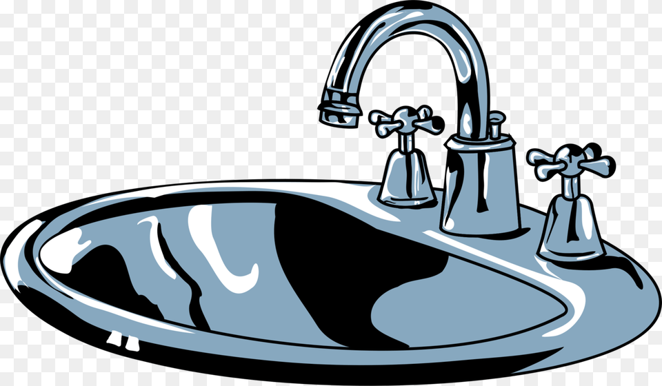 Clean Kitchen Sink Clipart, Sink Faucet, Tap, Hot Tub, Tub Free Png