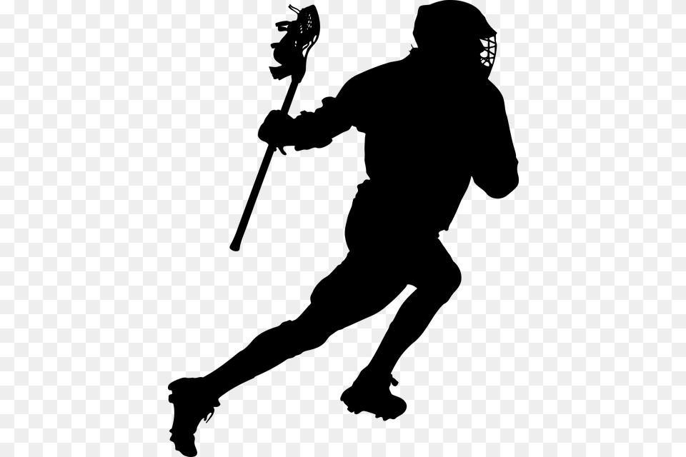 Clean Safe For Kids Lacrosse, Silhouette, Adult, Male, Man Free Png Download