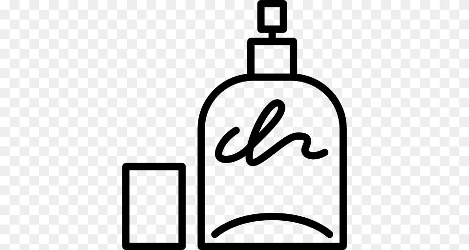 Clean Smell Cologne Elegant Scent Icon, Gray Free Transparent Png