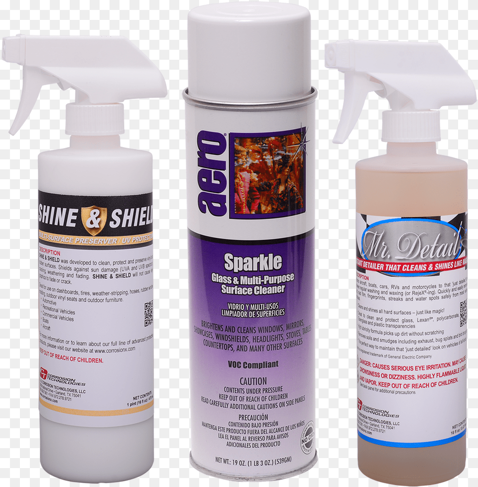 Clean Your Paint And Glass And Make Those Tires Shine, Can, Spray Can, Tin, Bottle Free Png Download