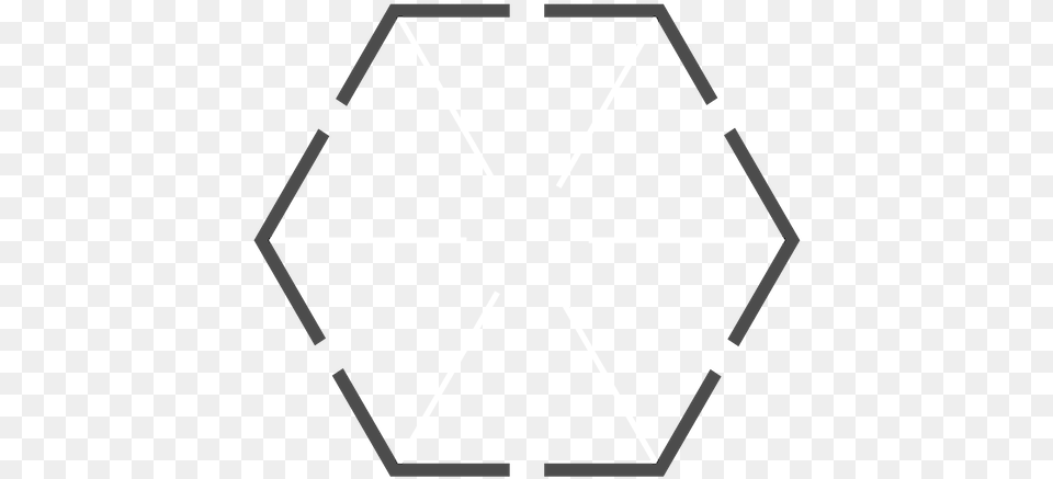 Cleancrosshairs Copy Hexagono Blanco, Symbol Free Transparent Png