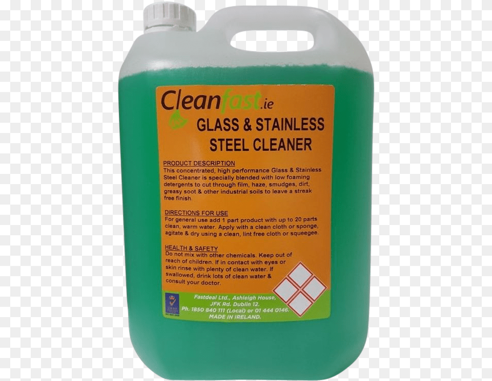 Cleanfast Glass Amp Stainless Steel Cleaner Plastic Bottle Free Png Download