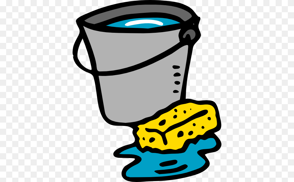 Cleaning Bucket Sponge Water Clip Art For Web, Smoke Pipe, Person Free Png Download