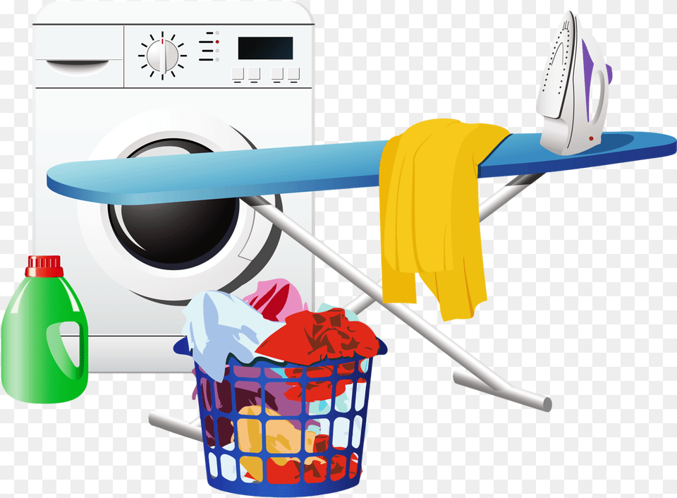 Cleaning Equipment Vector Art, Laundry, Appliance, Blow Dryer, Device Free Transparent Png