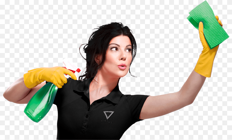 Cleaning Lady, Adult, Clothing, Female, Glove Free Transparent Png