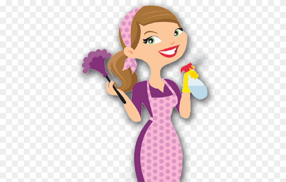 Cleaning Lady, Baby, Person, Face, Head Png