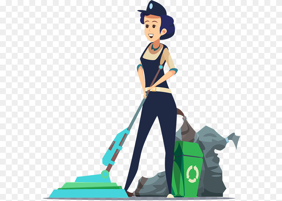 Cleaning Lady Illustration, Person, Boy, Child, Male Png