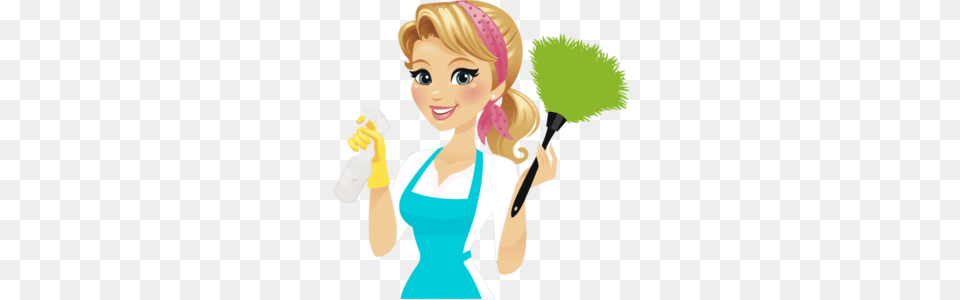 Cleaning Lady Clip Art, Person, Adult, Female, Woman Png Image
