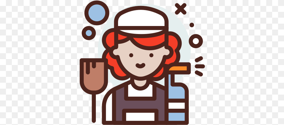 Cleaning Lady People Icons Cleaning Lady Icons, Cutlery, Baby, Person, Glass Free Png