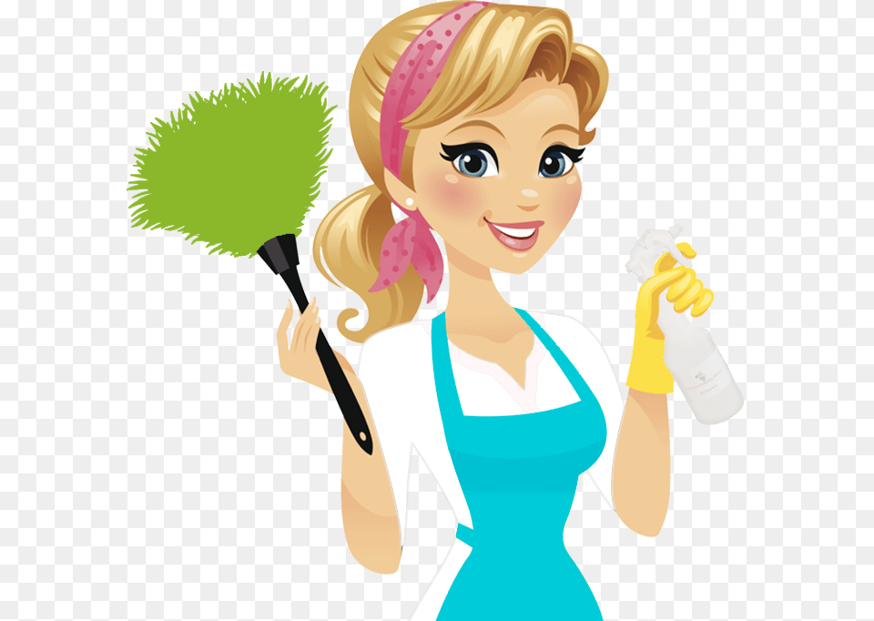 Cleaning Lady Vector Clipart Psd Cleaning Lady, Person, Adult, Female, Woman Free Png