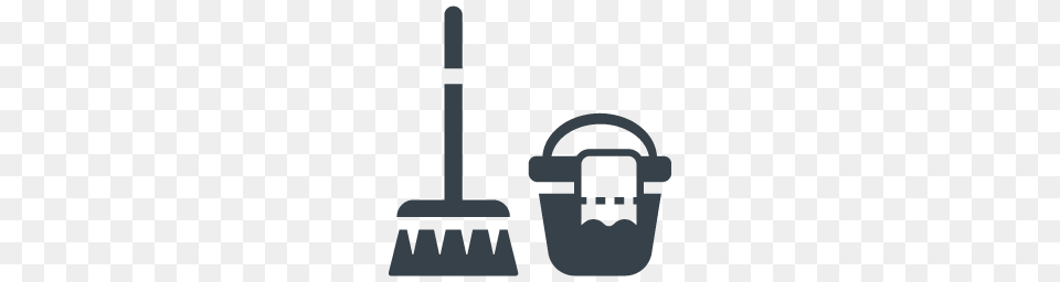 Cleaning Mop And Bucket Icon Icon Rainbow Over Free Png