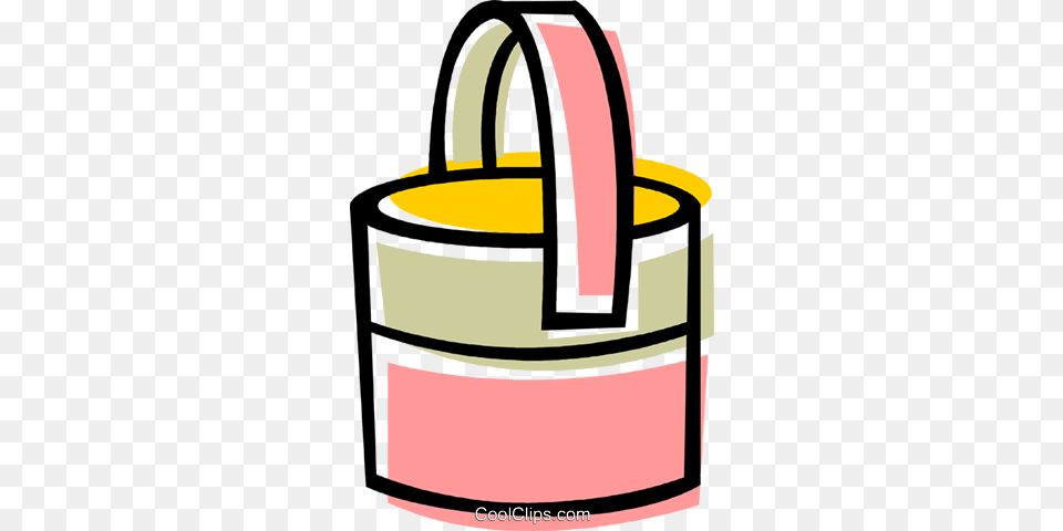 Cleaning Pail Royalty Vector Clip Art Illustration, Tin Free Png