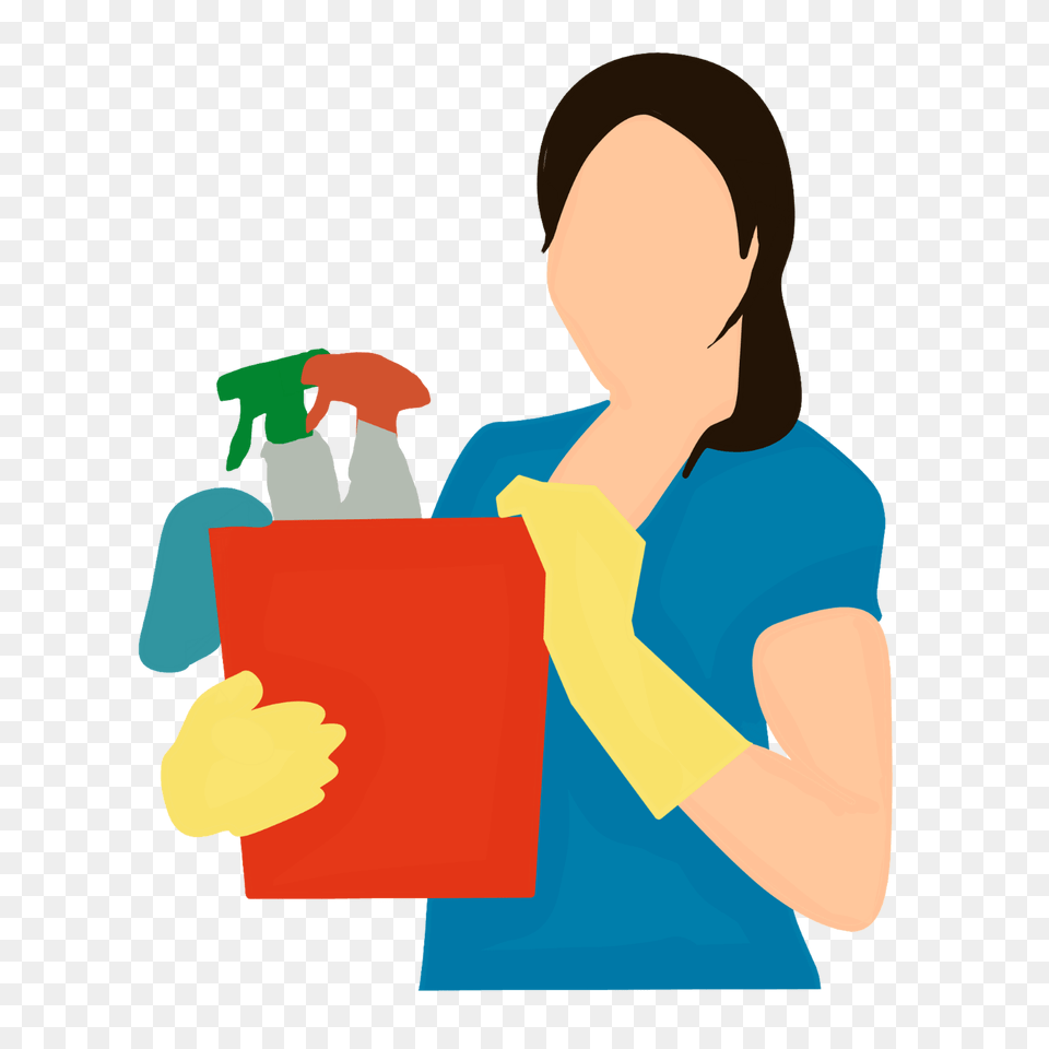 Cleaning Service, Person, Adult, Female, Woman Free Transparent Png