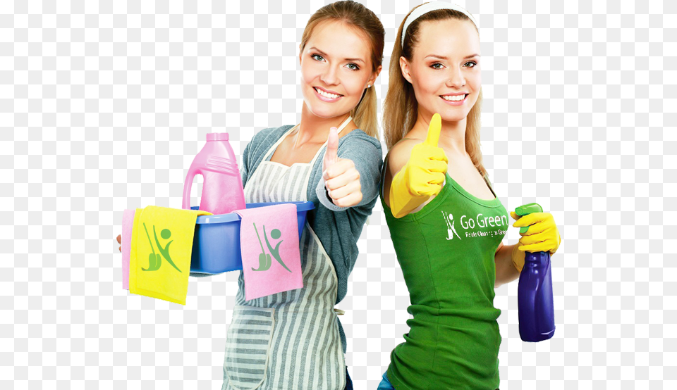 Cleaning Services Girls, Shopping, Person, Clothing, Glove Free Png Download