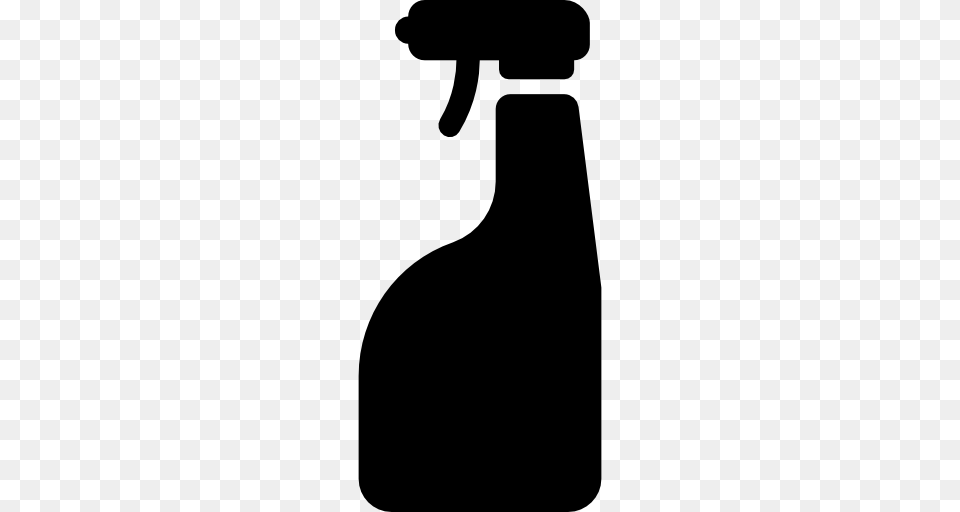 Cleaning Spray Silhouette, Bottle, Liquor, Alcohol, Beverage Free Png