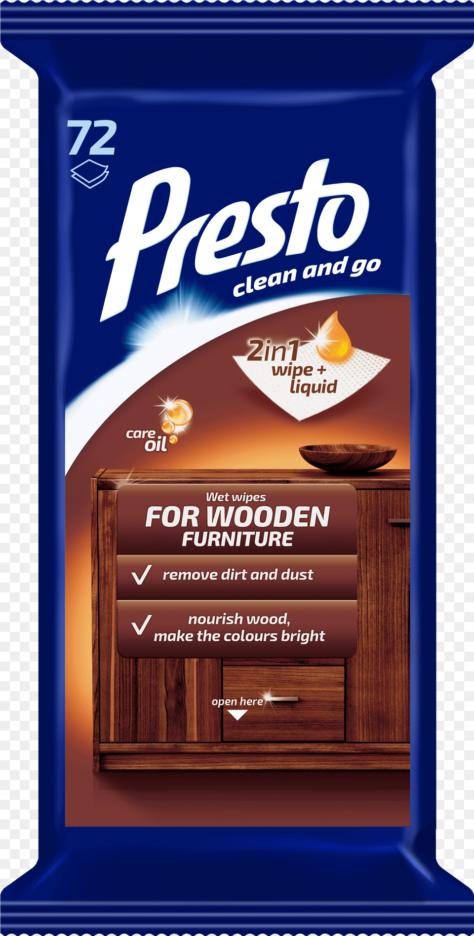 Cleaning Wet Wipes For Wooden Furniture Presto Do Mebli, Advertisement, Poster, Cup, Mailbox Free Transparent Png